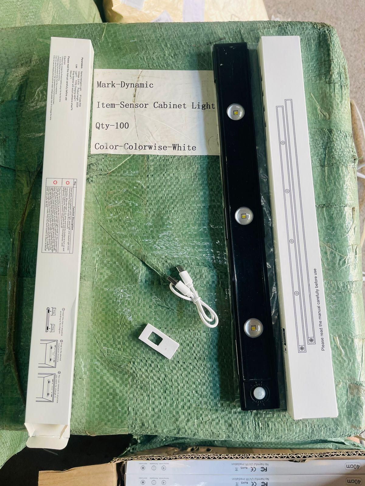 LED Motion Sensor Cabinet With Rechargeable
