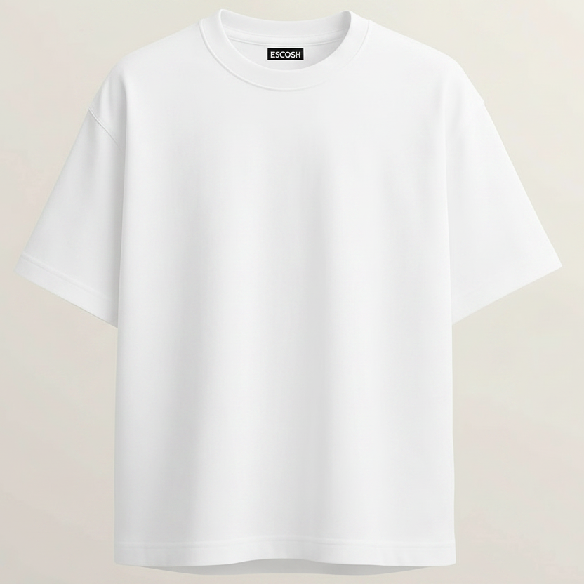 Toyota Supra French Terry Oversized 5-Sleeve T-Shirt  - White