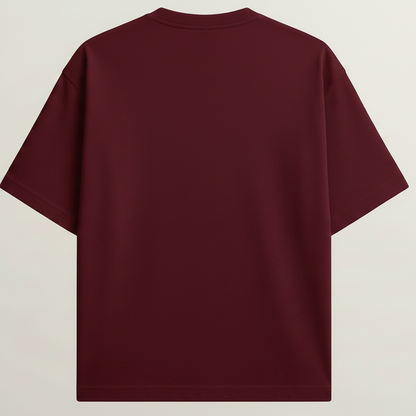 Subaru WRX French Terry Oversized 5-Sleeve T-Shirt  -  Royal Maroon