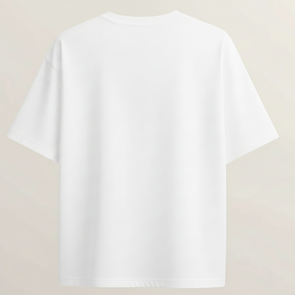 Exige S3 French Terry Oversized 5-Sleeve T-Shirt  - White