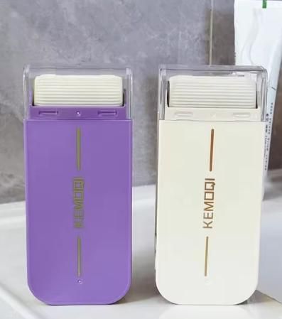 Non-Slip Storage Tool Roller Soap Boxes with Brush