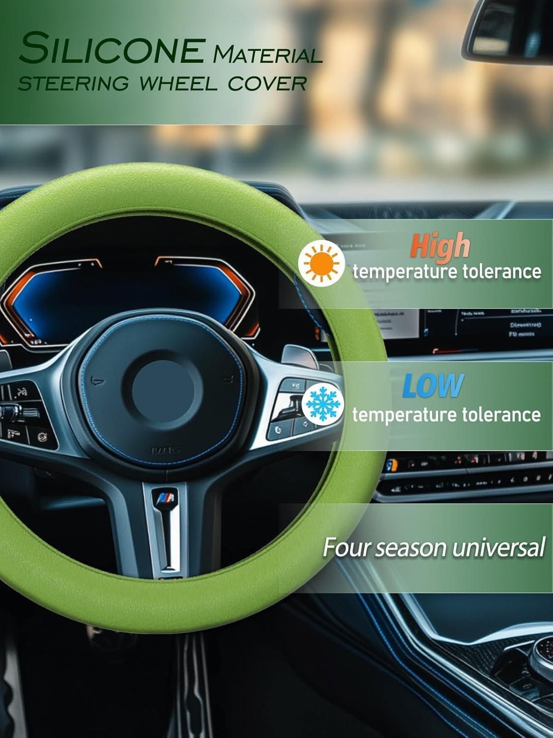 Soft Silicone Steering Wheel Cover