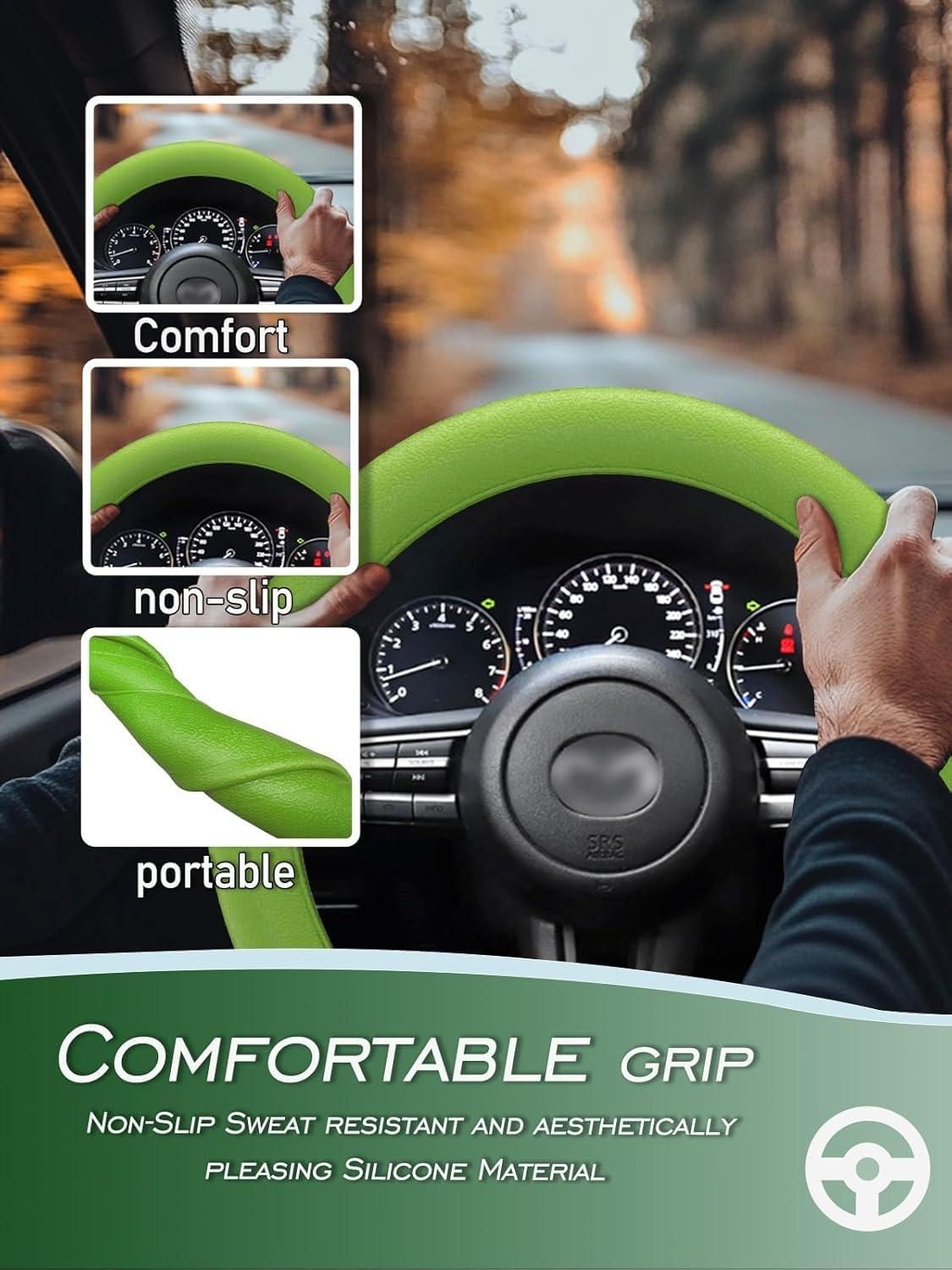 Soft Silicone Steering Wheel Cover