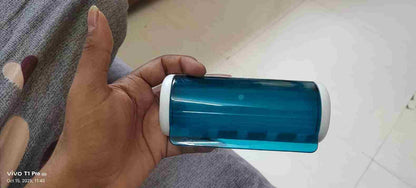 Toothbrush Holder with Cover for Bathroom