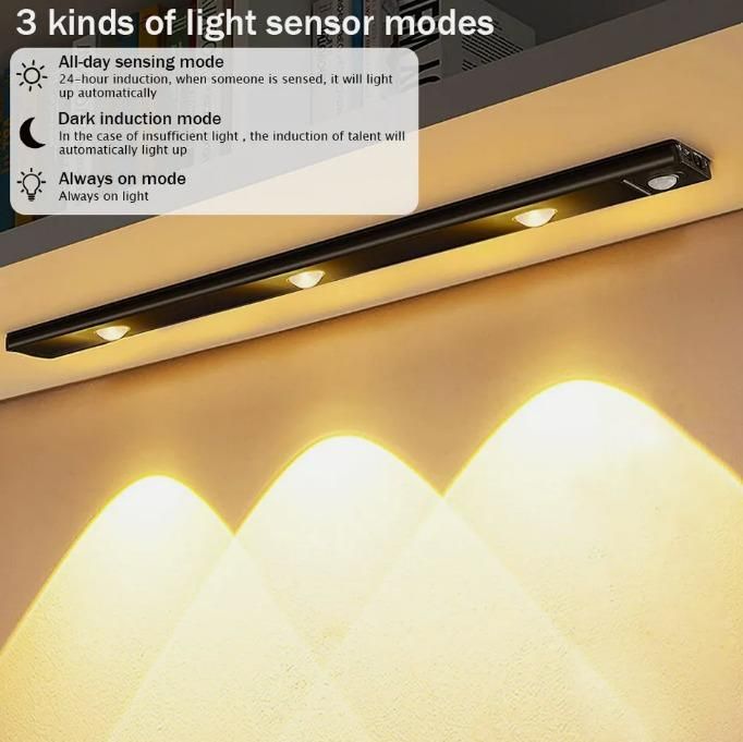LED Motion Sensor Cabinet With Rechargeable