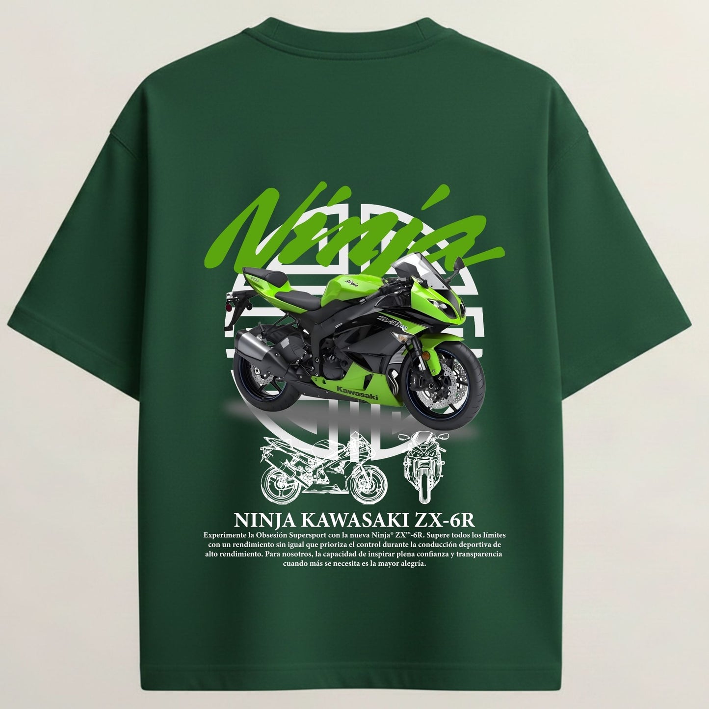 Ninja French Terry oversized 5-sleeve