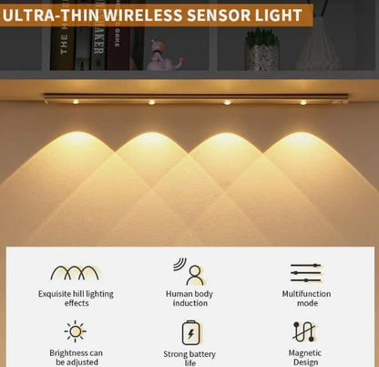 LED Motion Sensor Cabinet With Rechargeable
