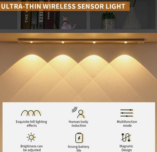 LED Motion Sensor Cabinet With Rechargeable