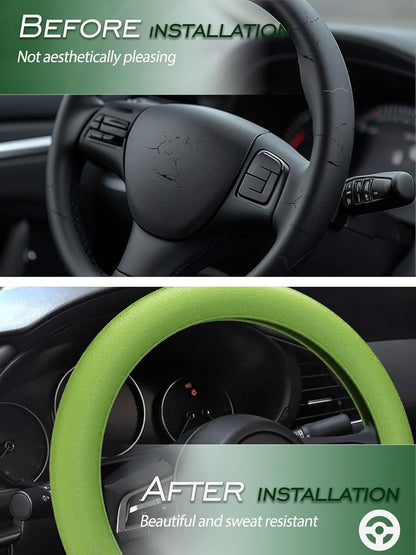 Soft Silicone Steering Wheel Cover