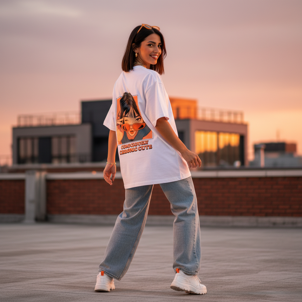 Female 3 – Rooftop Sunset