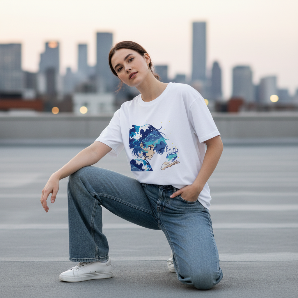 Front Print Lady Pose 2