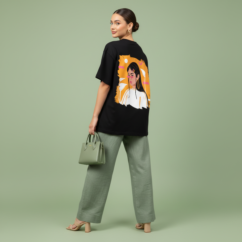 Back Clean Girl - Linen Trousers Sage BG