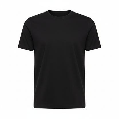 Black Classic Cotton T-Shirt