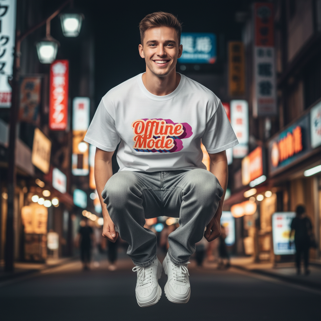 Male Model - Offline Mode White