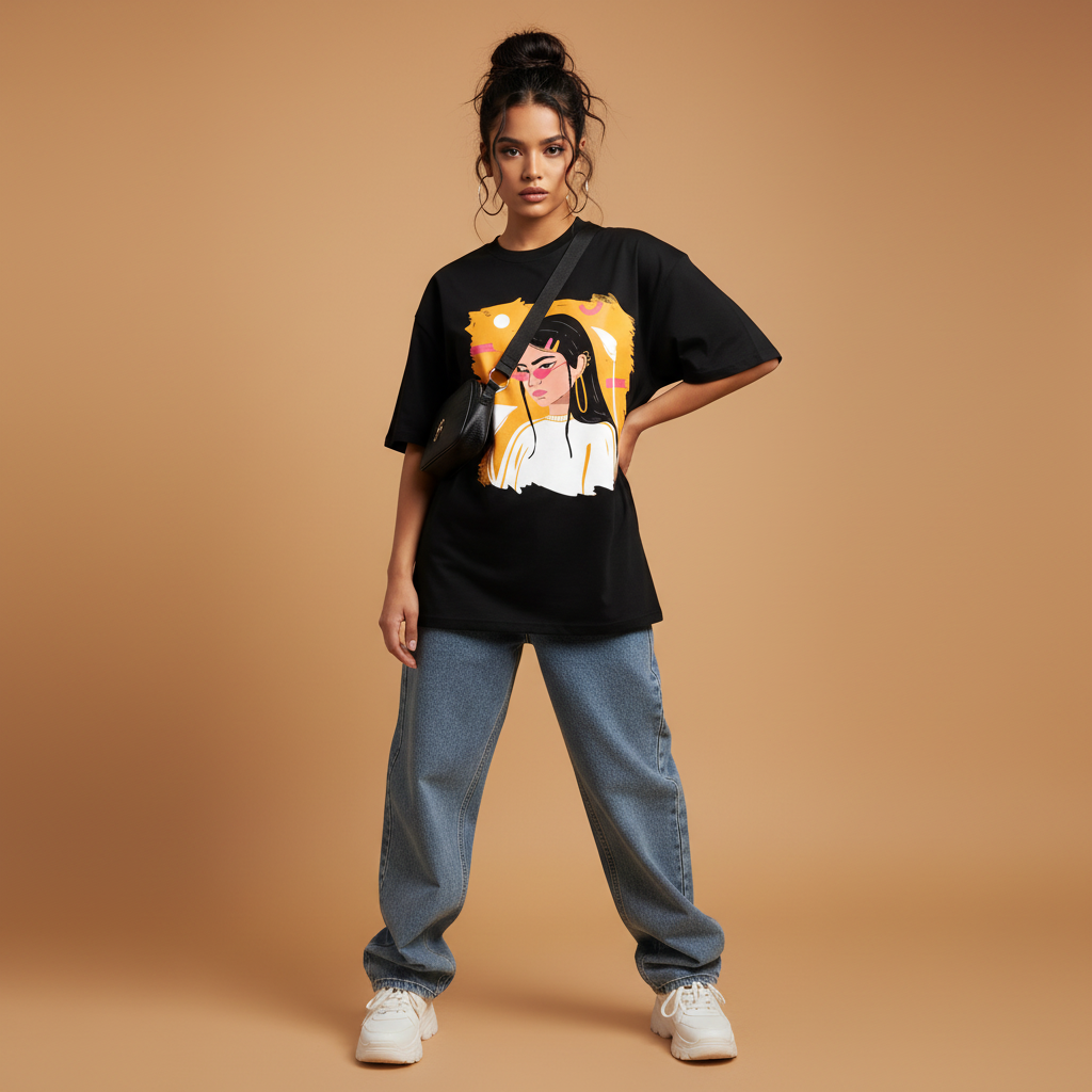 Front Y2K - Baggy Jeans Amber BG