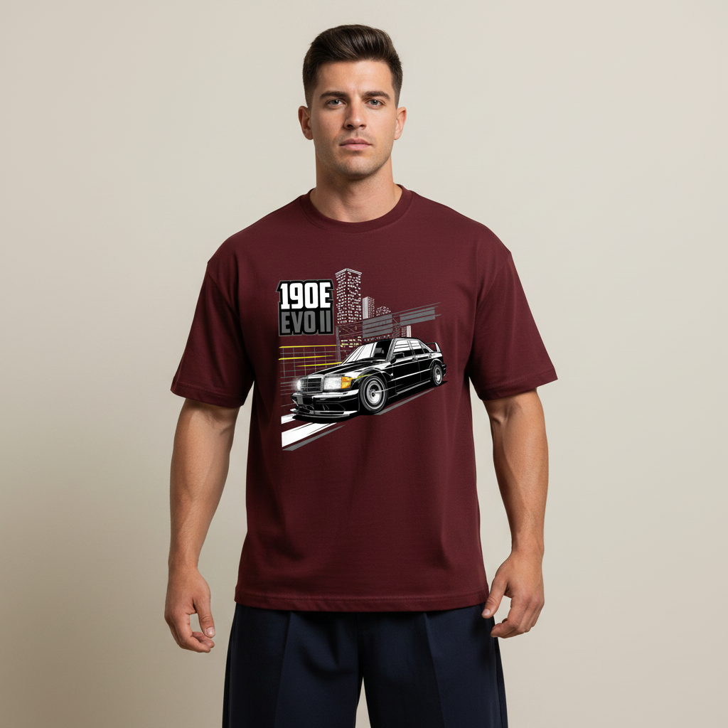 S1 - Model front facing with 190E EVO II chest print
