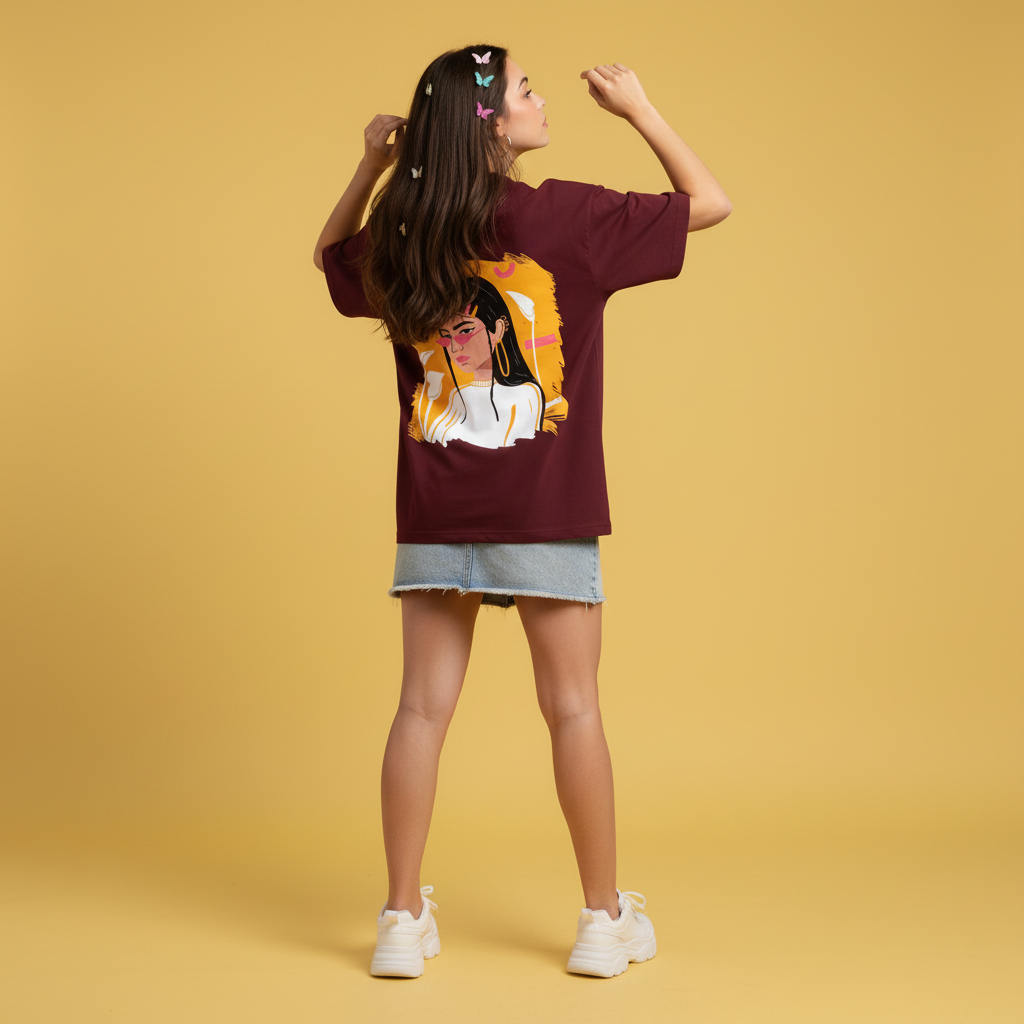Back Y2K Denim - Mustard BG