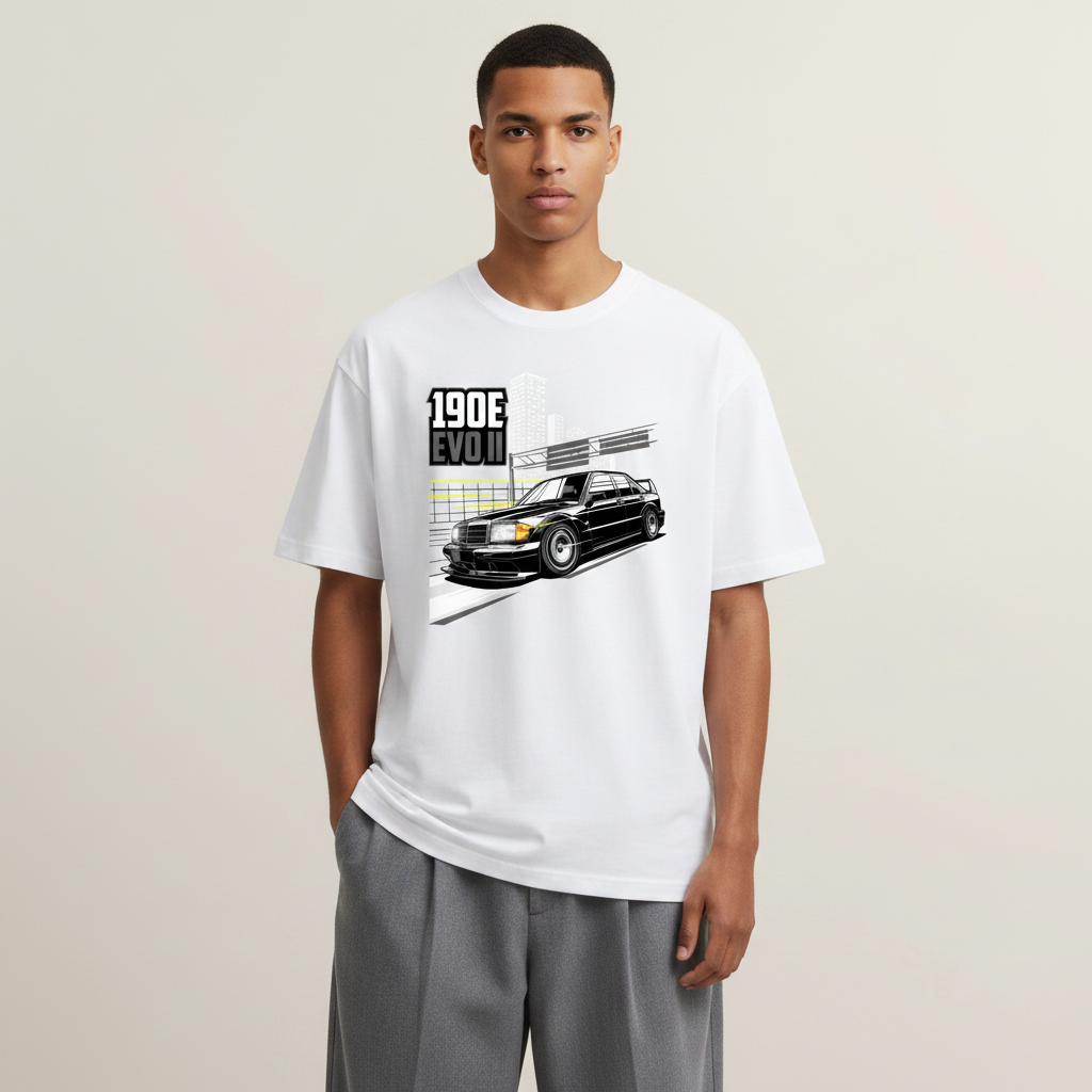 S1 - Model front facing with 190E EVO II chest print