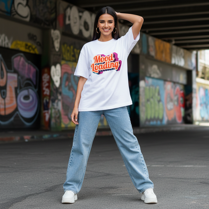 Female Model - Mood Loading White