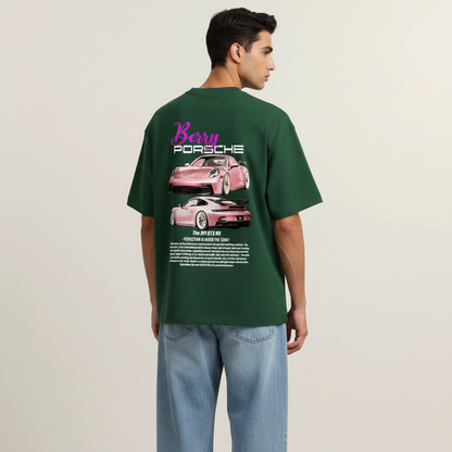 S1 - Model back to camera with Berry Porsche back print