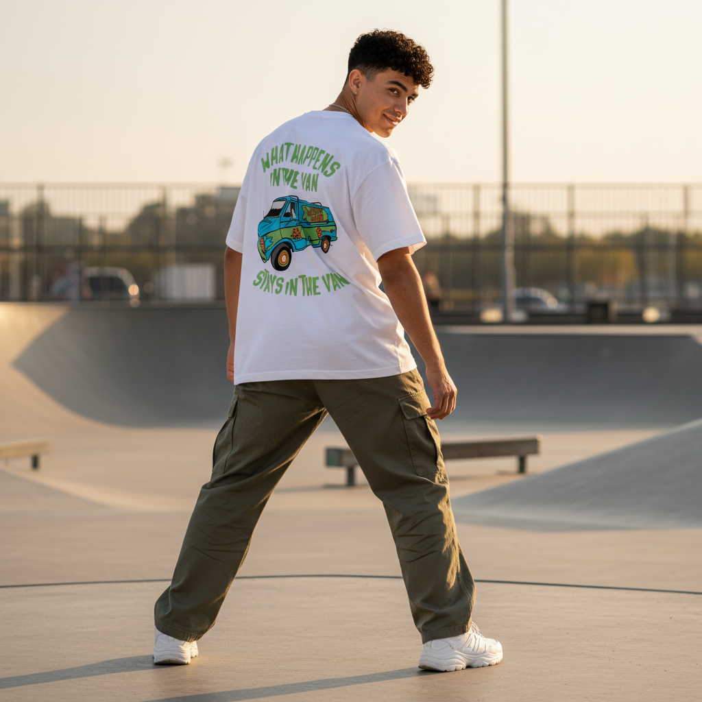 Male Back Print - Mystery Machine Van