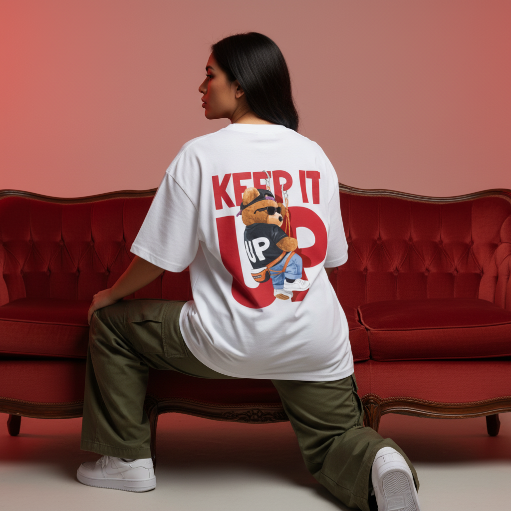 Keep It Up White Lady Back Pose 2