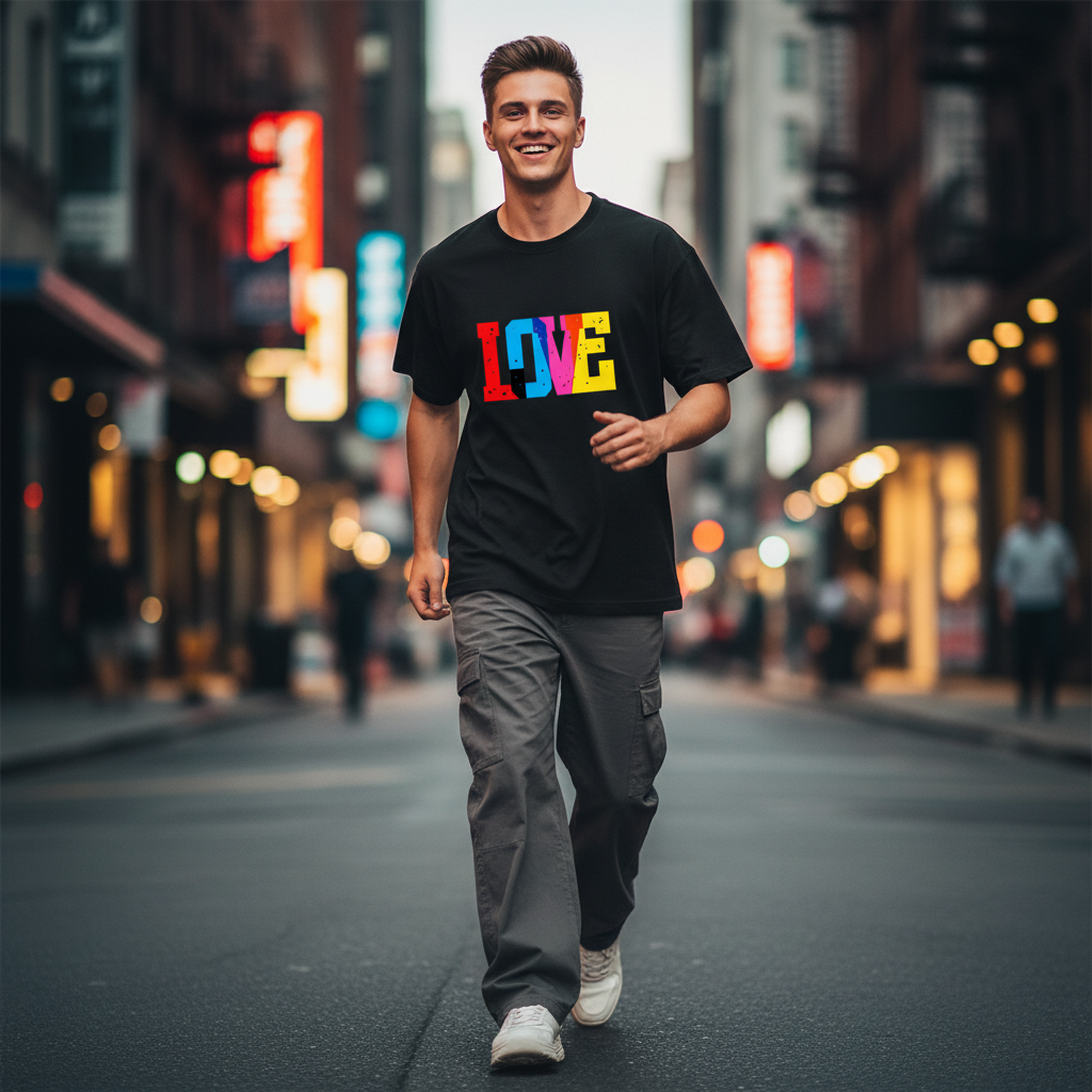 Male Model - Energetic Smiling