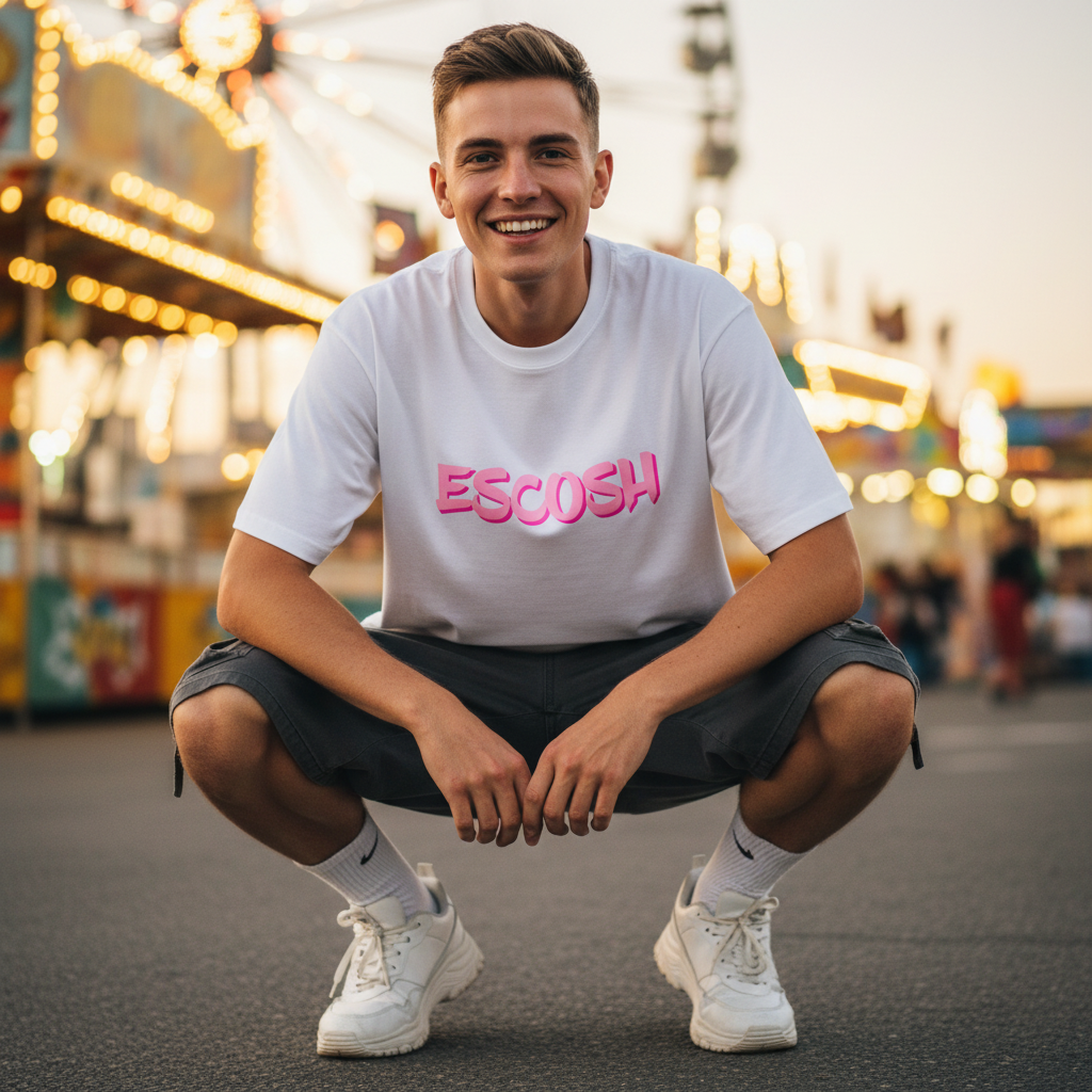 Male Model - ESCOSH Pink White
