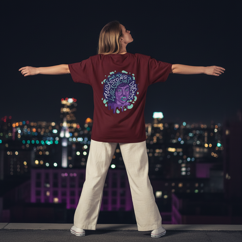 Maroon Ancestor Dreams Lady Back Pose 3