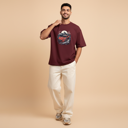 Maroon Pose 1