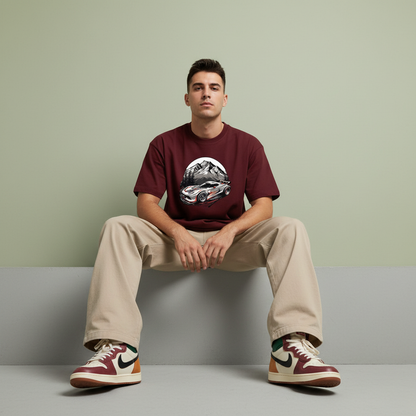 Maroon Pose 2