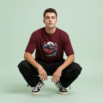 Maroon Pose 2