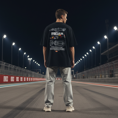 RB16B Black Back Pose 1