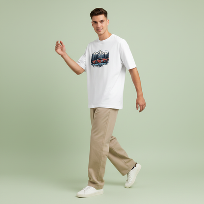 White Tee Pose 3